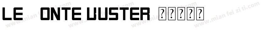 LEMONTE BUSTER字体转换